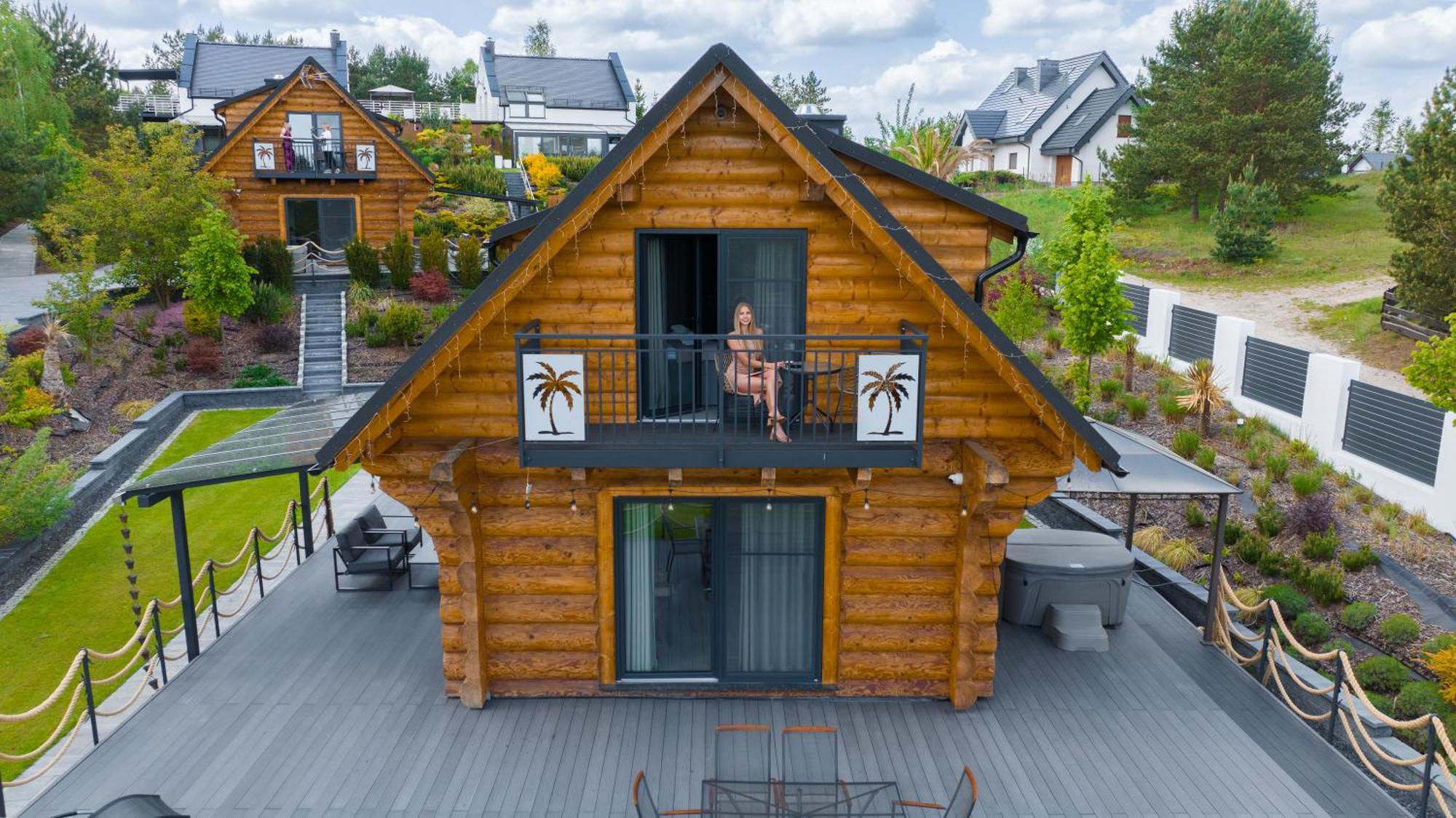 Palmowe Wzgorze Skoszewo - Domek Gorny Exterior foto